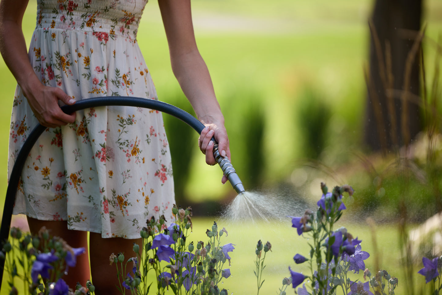 Silver Spray Premiere Stainless Steel Garden Nozzle for Effortless Lawn Care Silver Spray Premiere™